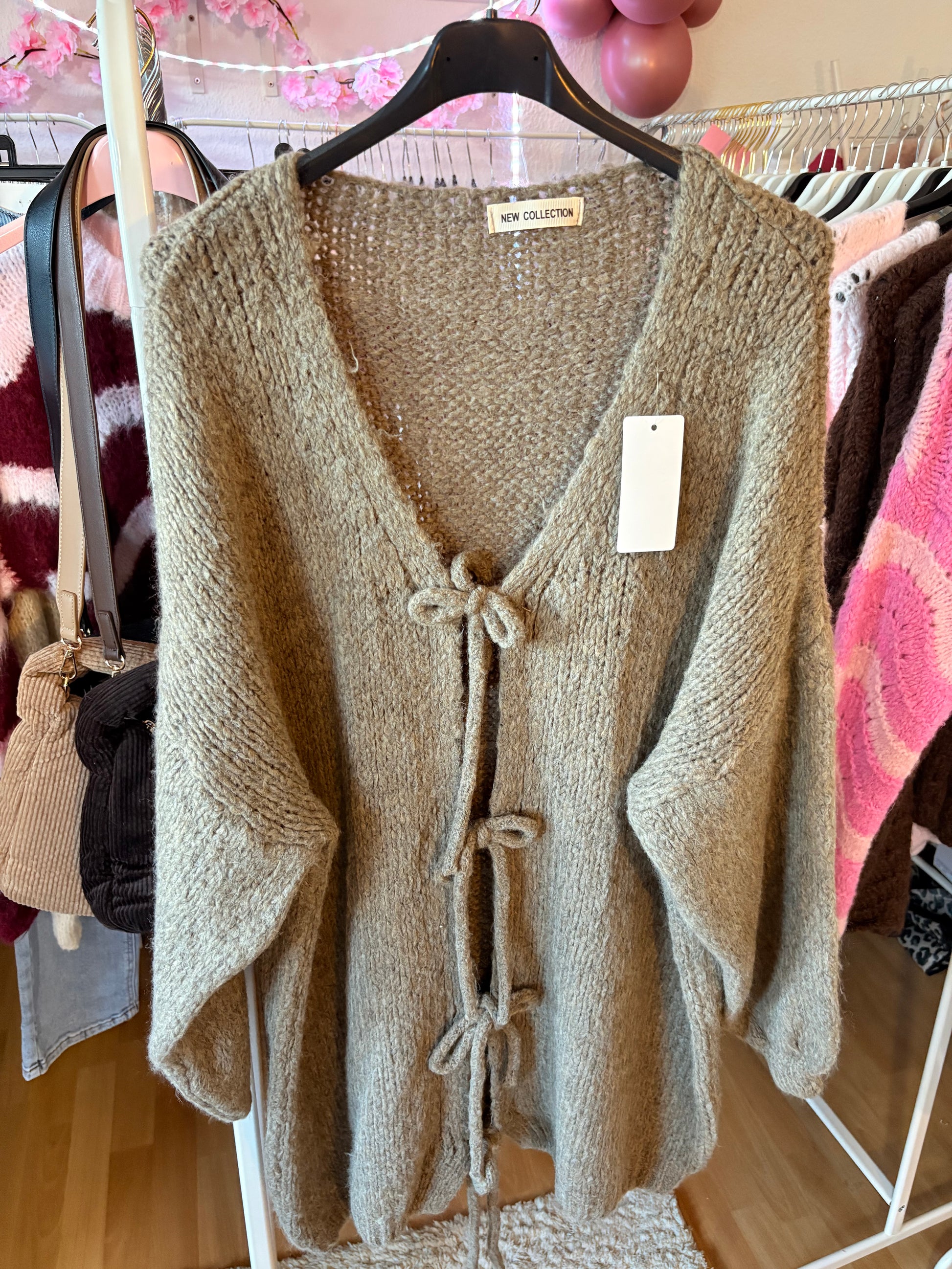 Oversize Cardigan - Elodie (hellbraun)