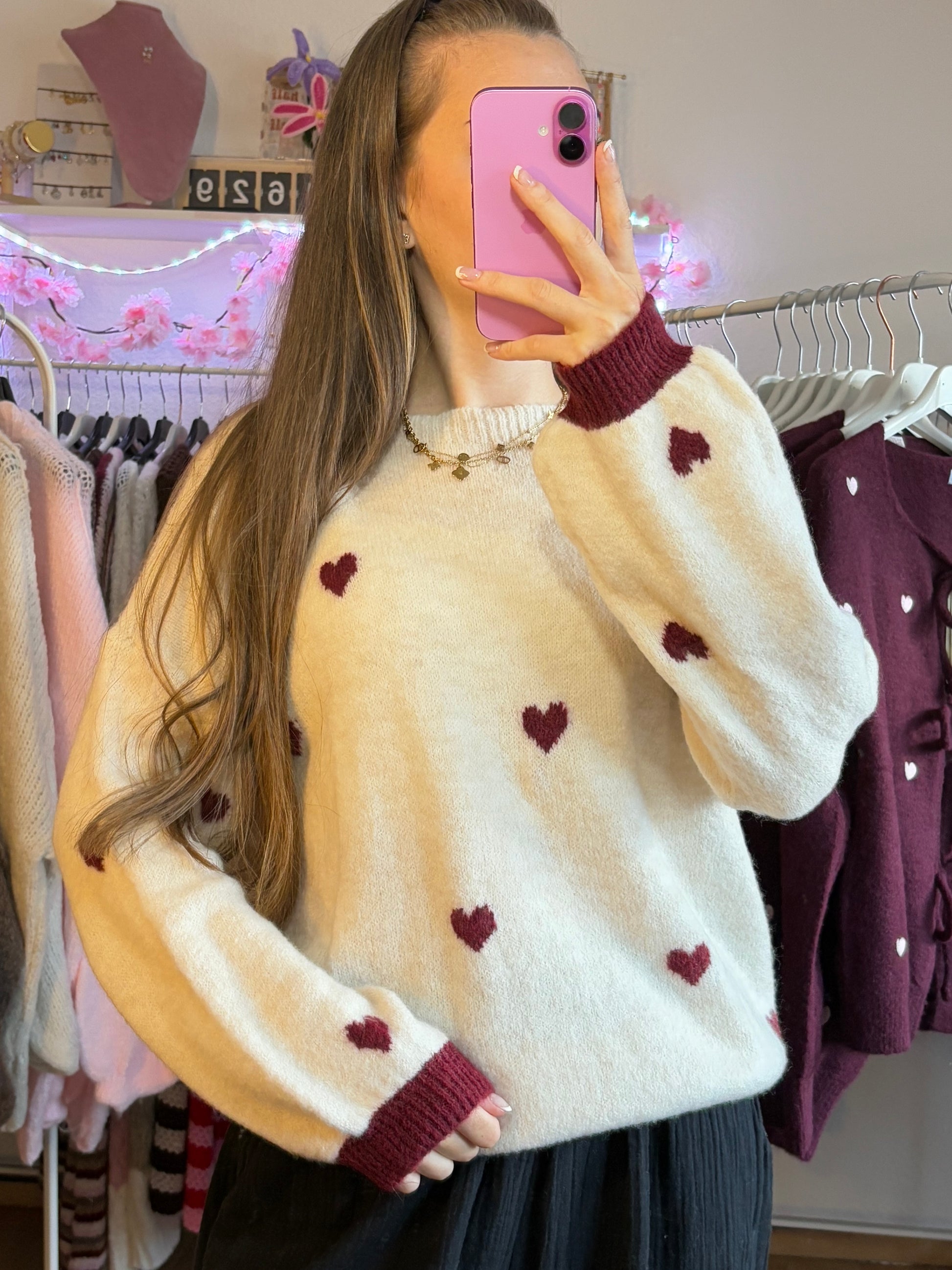 Pullover - Lovely (Bordeaux)
