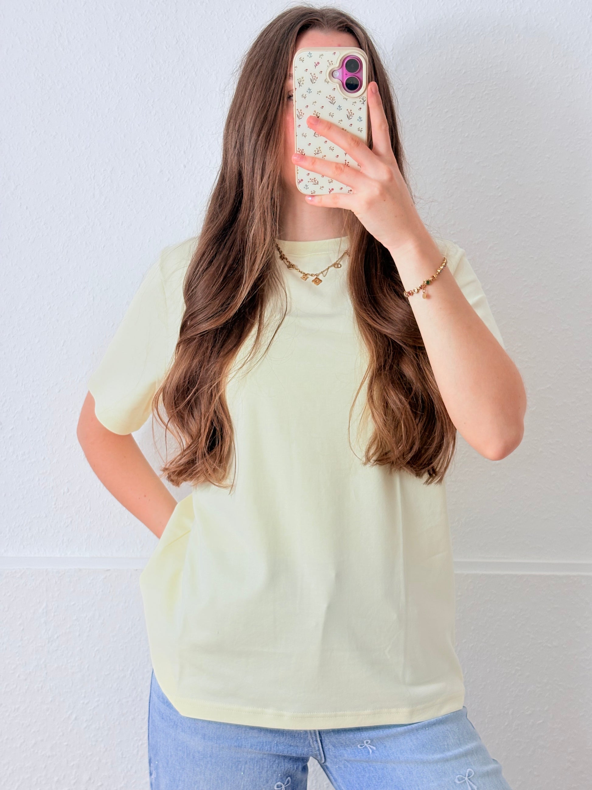 Deluxe Basic Tshirt - (Gelb)