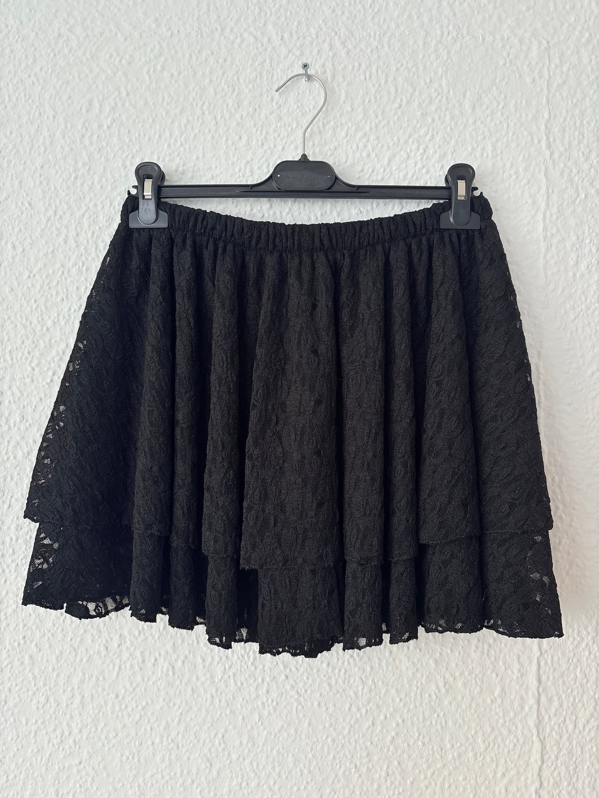 Spitzen Hosenrock (Schwarz)