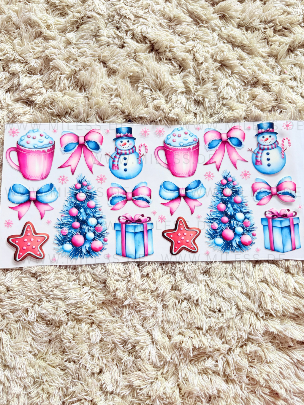 Winter / Folien - nur in Kombination mit Gläser oder Becher kaufen