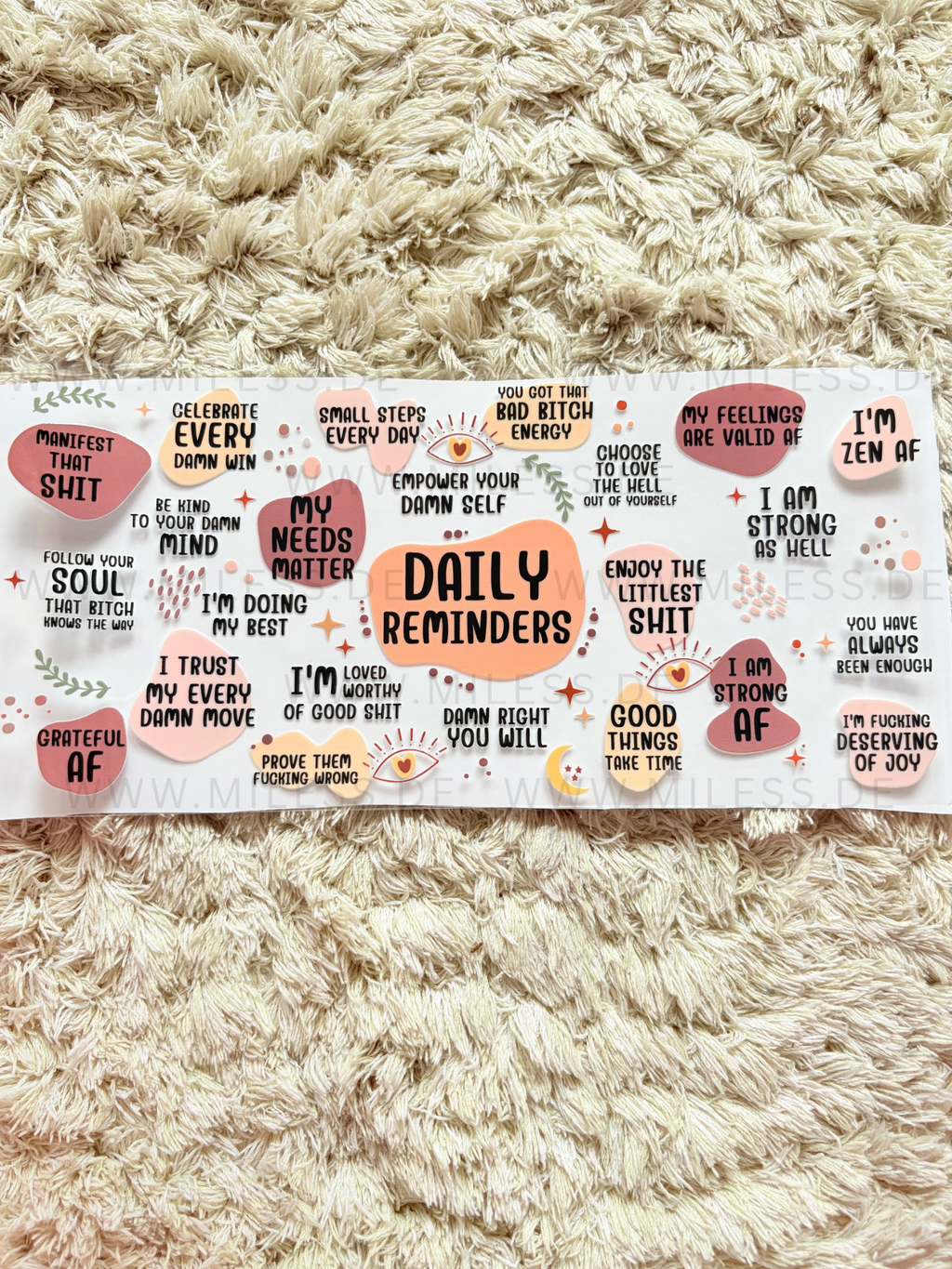 Girly / Folien - nur in Kombination mit Gläser oder Becher kaufen