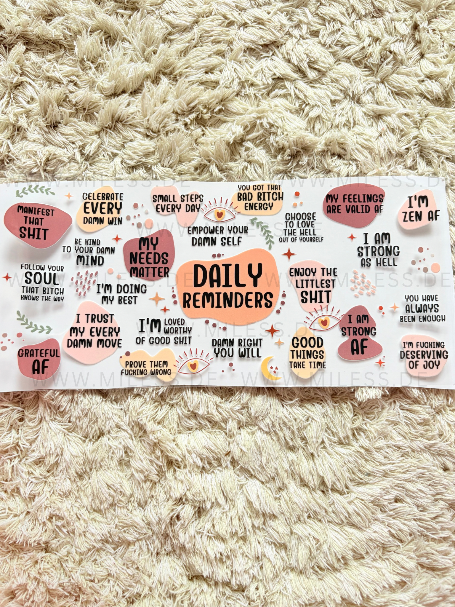 Girly / Folien - nur in Kombination mit Gläser oder Becher kaufen