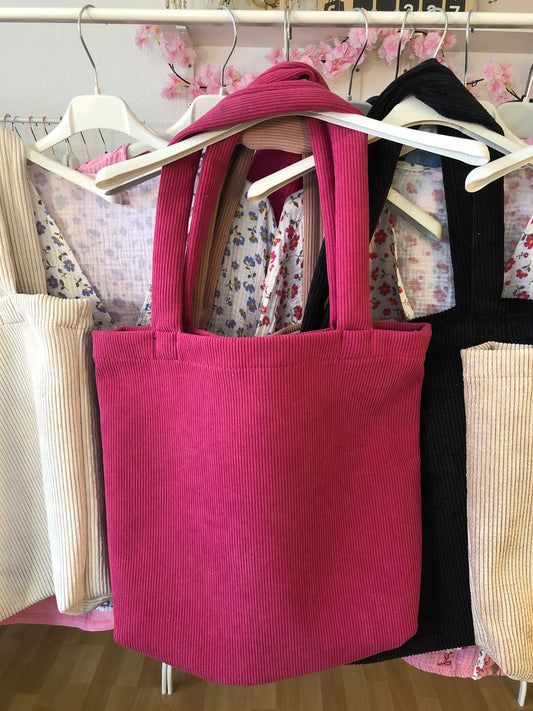 Cord Tasche - Pink