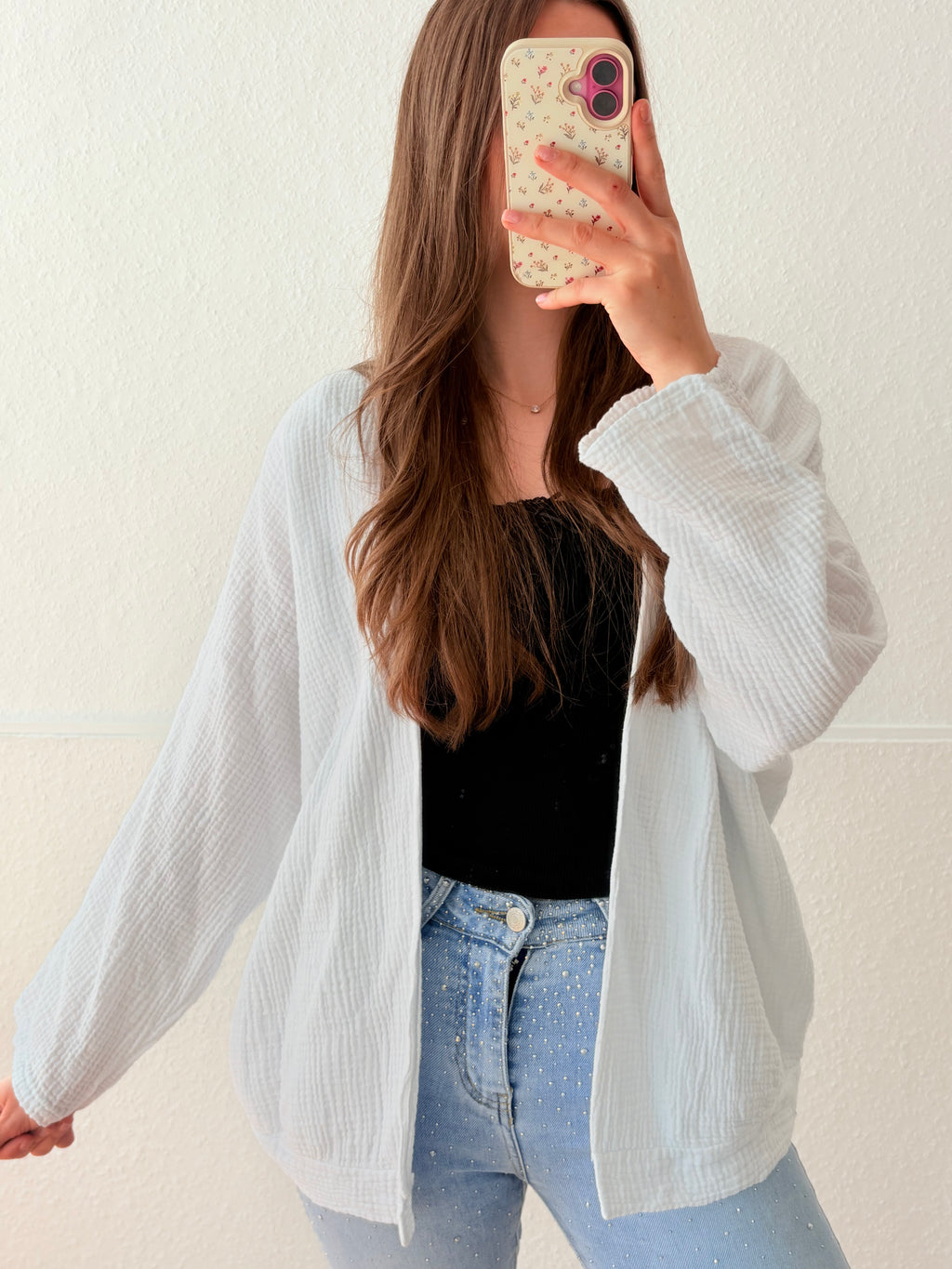 Musselin Jacke - verschiedene Farben