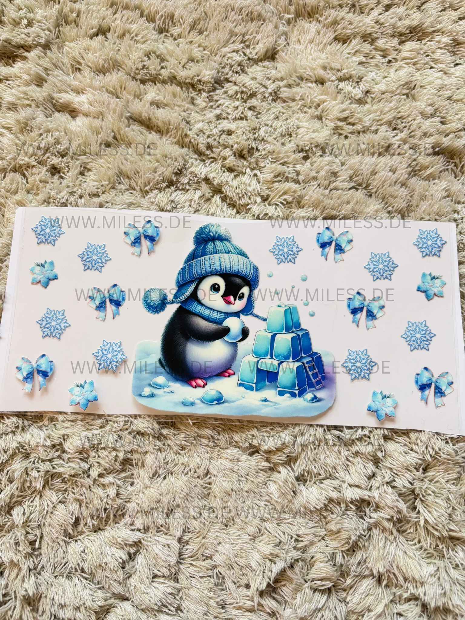 Winter / Folien - nur in Kombination mit Gläser oder Becher kaufen