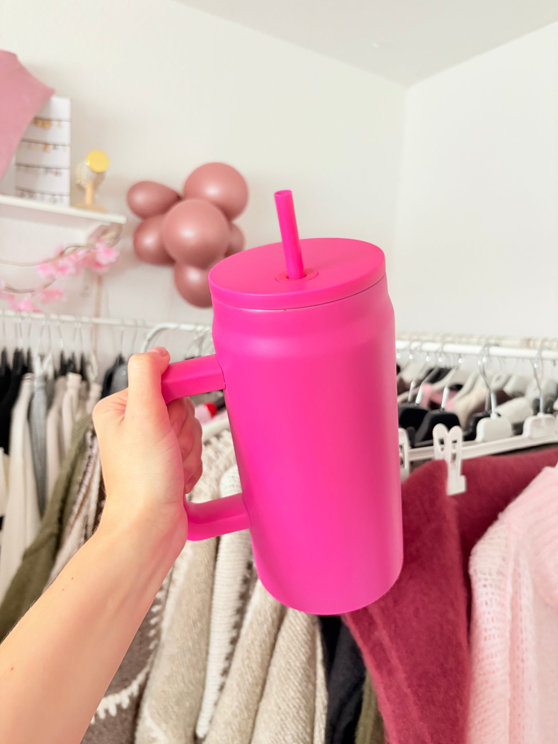 Edelstahl-Thermobecher - 1400ml (Pink)