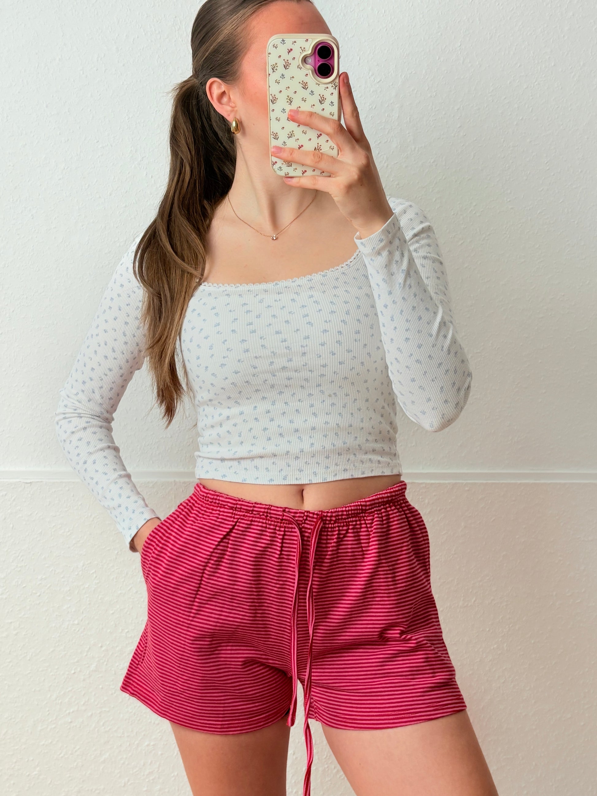 Streifen Shorts