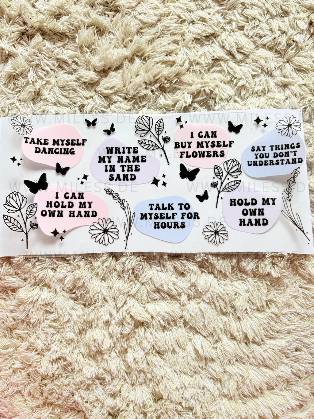 Girly / Folien - nur in Kombination mit Gläser oder Becher kaufen