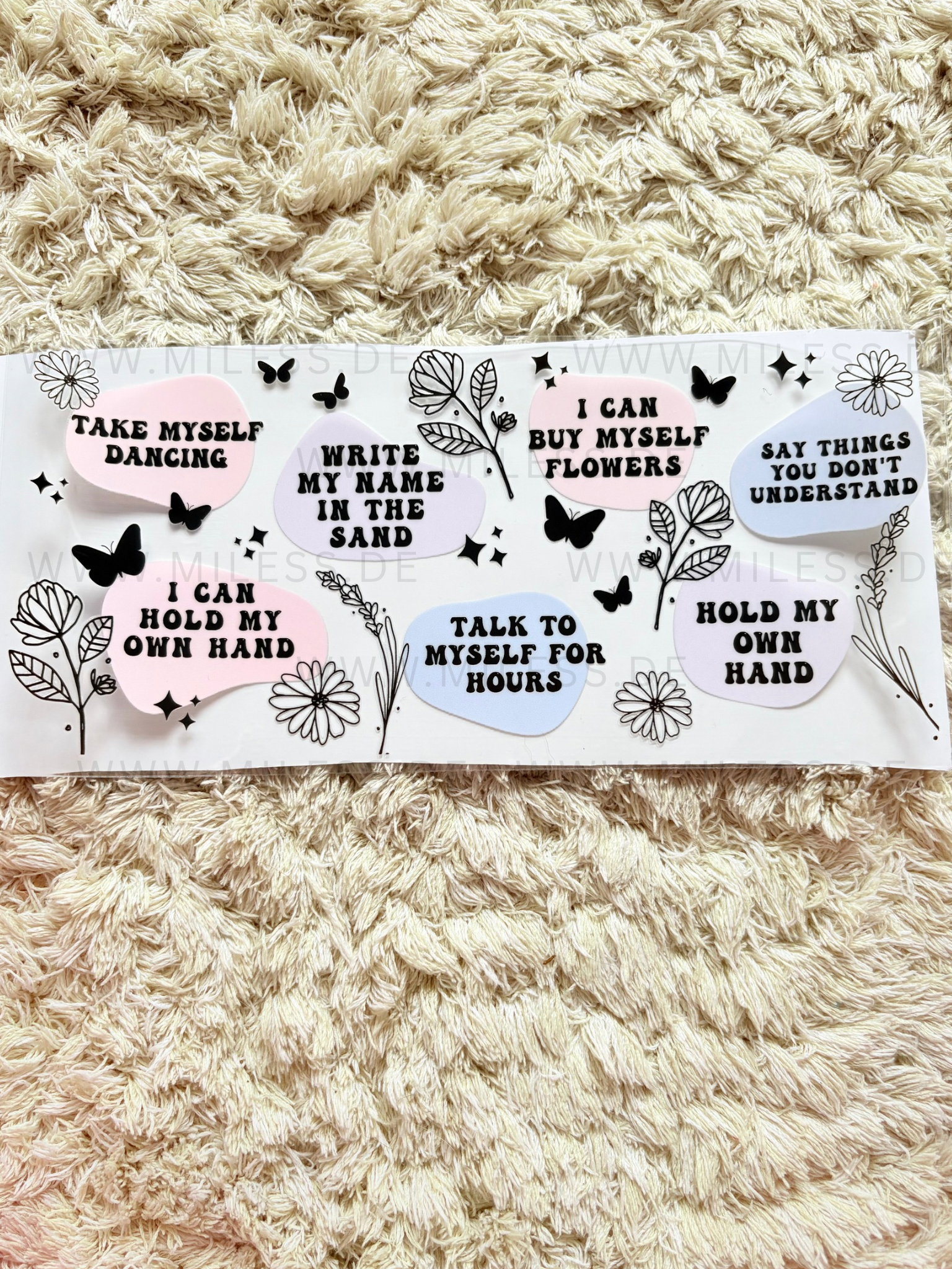 Girly / Folien - nur in Kombination mit Gläser oder Becher kaufen