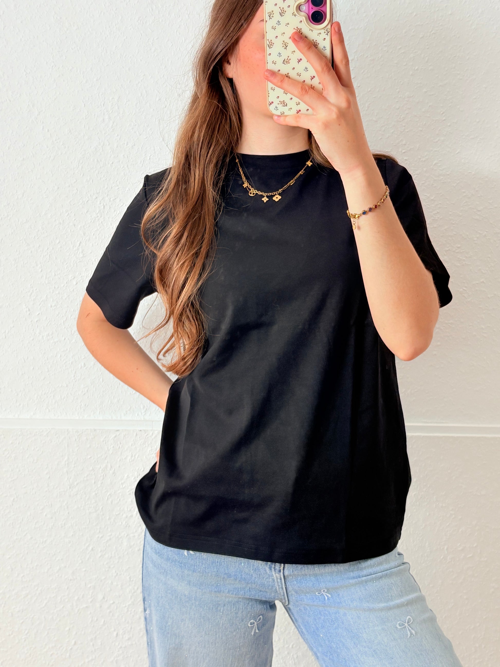 Deluxe Basic Tshirt - (Schwarz)