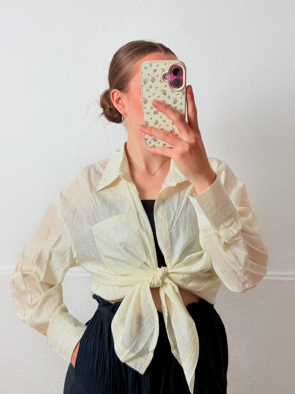Glitzer Bluse - Mabell / verschiedene Farben