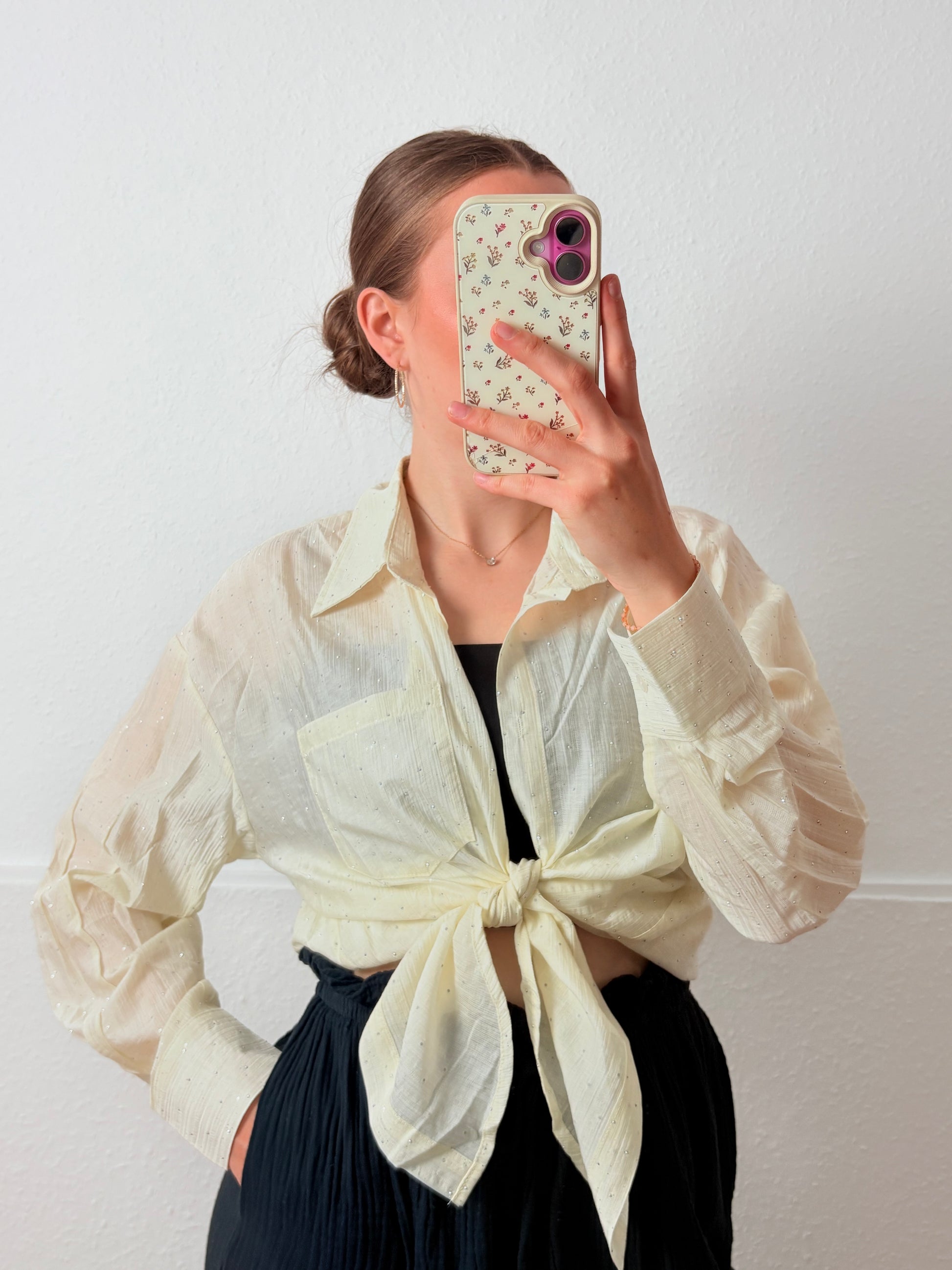 Glitzer Bluse - Mabell / verschiedene Farben